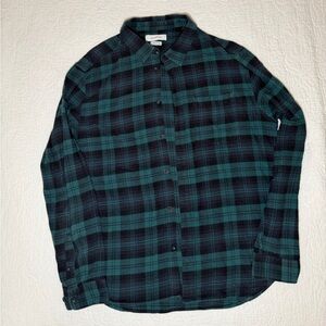 Urban Outfitters Green and Black Checkered Shirt